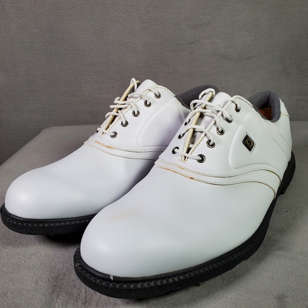 FootJoy Originals Golf Shoes Mens 12 White 45325 Spiked Classic Golfcore Preppy